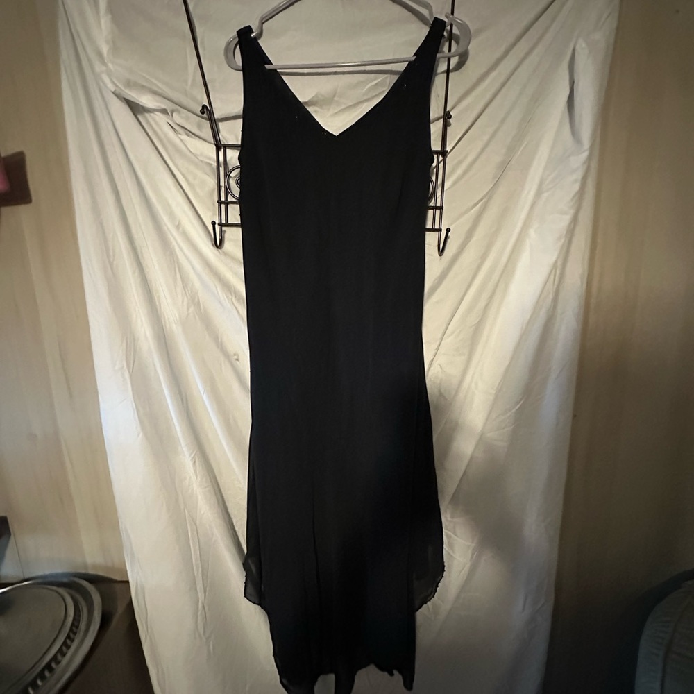 Cute beaded top little black dress